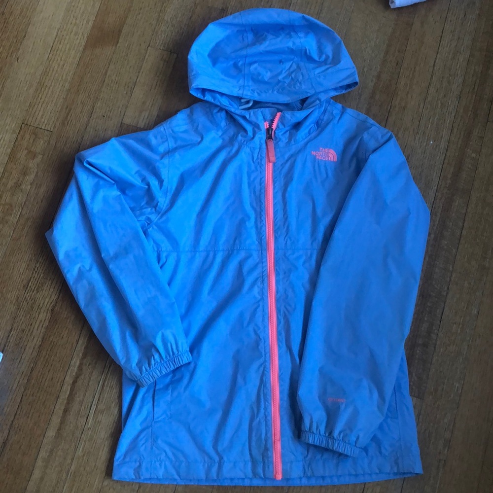 Northface Pink and Periwinkle Dry Vent Raincoat
